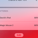 iPadOS can report on the battery level of your peripheral.